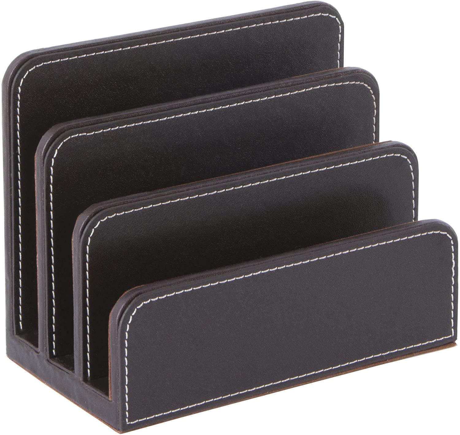Brown Leatherette Letter Holder  WAUCUST6100